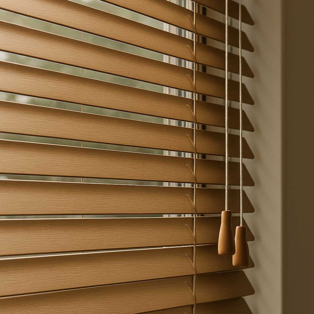 Modern venetian blinds in elegant Auckland home