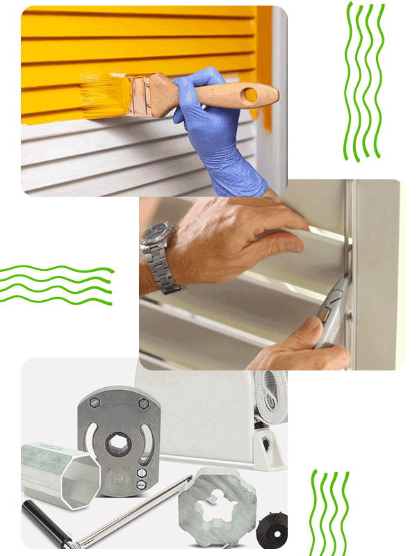 Custom vertical blinds installation