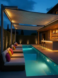 Motorised Louvre Pergolas