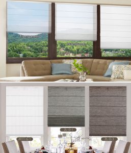 Roman blinds
